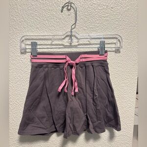 American Girl, girls grey and pink mini skirt